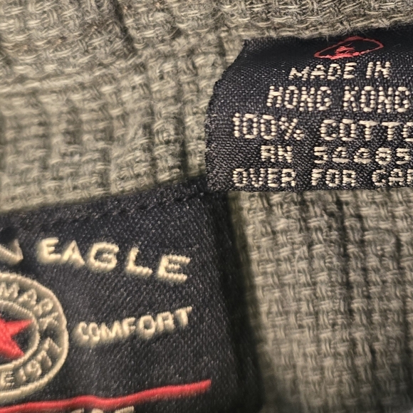 American Eagle Outfitters Vintage Mens Lg Short Sleeve - Picture 5 of 5